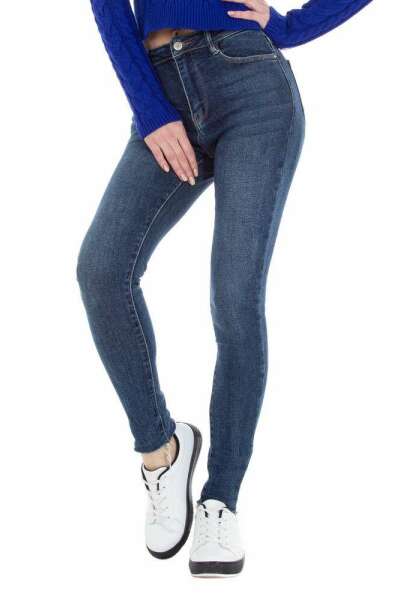 Jeans cintura subida-